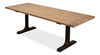 Decan Dining Table W/Iron Base, by Sarreid, 94" length x 37" width x 30" height thumbnail 9