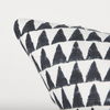 Jolie Cream with Black Print Linen Square Decorative Pillow  Cover thumbnail 5