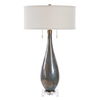 Cardoni Smoke Table Lamp, by Uttermost, 18" width x 32.25" height x 18" depth thumbnail 5