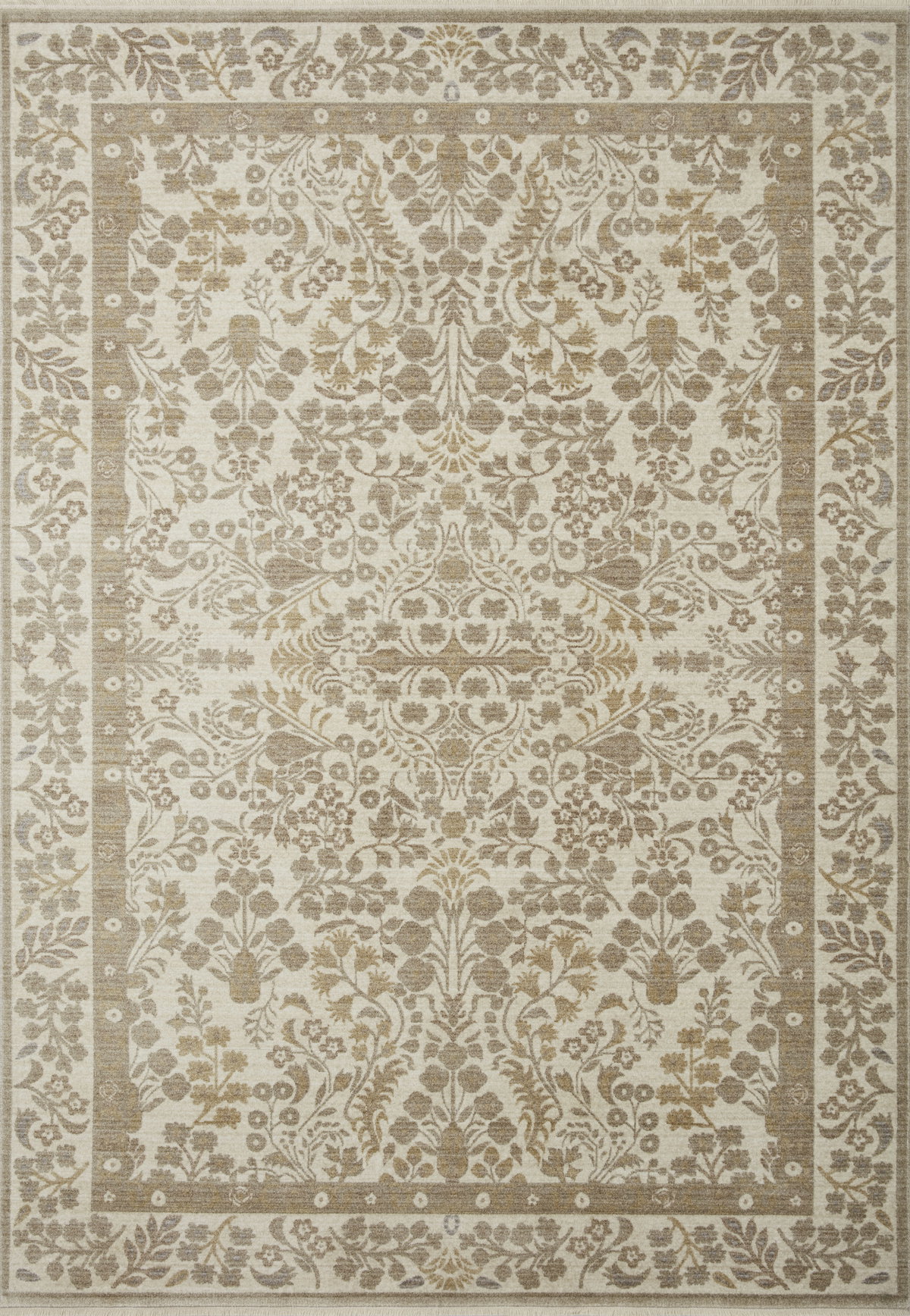 Rifle Paper Co. x Loloi Holland Rug, 5'3" length x 7'9" width View 1