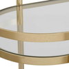 Isabelle Gold Bar Cart, by Uttermost, 2'9.5" width x 2'8" height x 1'5.75" depth thumbnail 7
