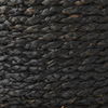 Dina  Black Cornhusk and Water Hyacinth Round Pouf thumbnail 6