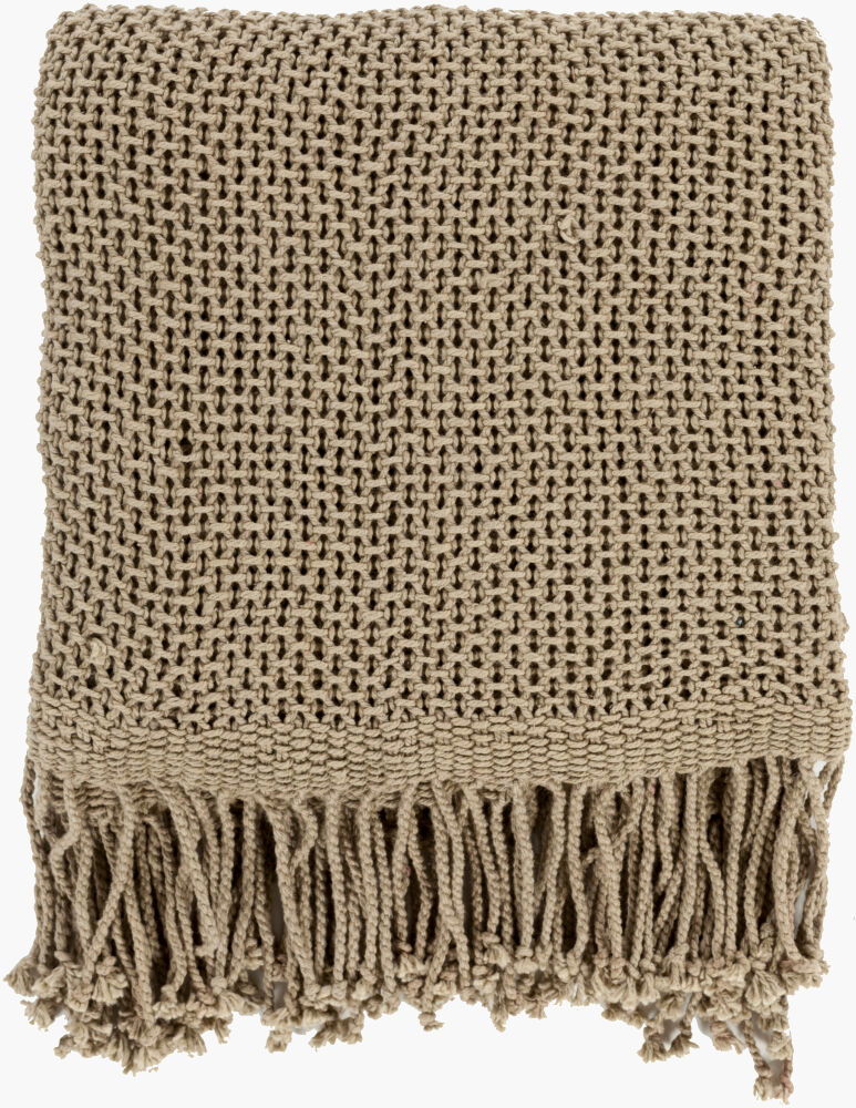 Tibey Throw, Blankets & Throw by Surya, 70" length x 50" width