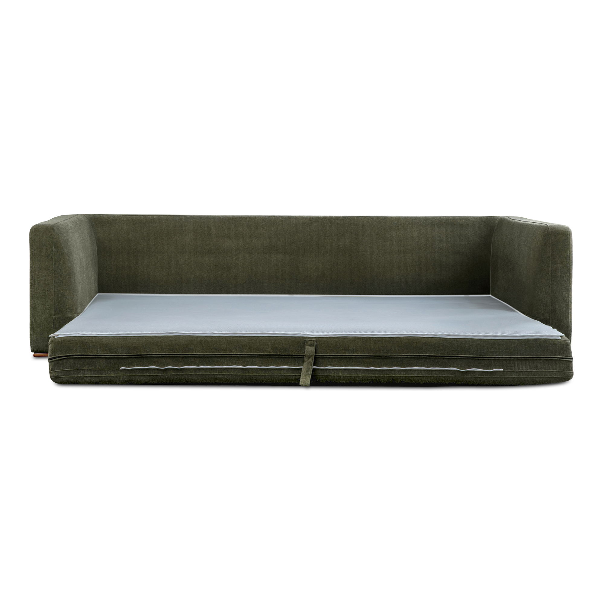 Rue Sleeper Sofa Deep Green large image 