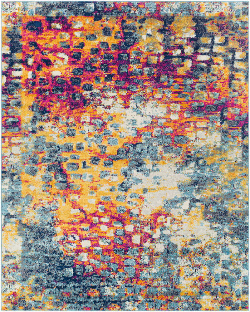 Floransa Machine Woven Rug, by Surya, 10'0.08" length x 7'10.49" width