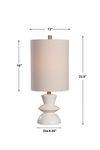 Stevens Bleached Wood Buffet Lamp thumbnail 2