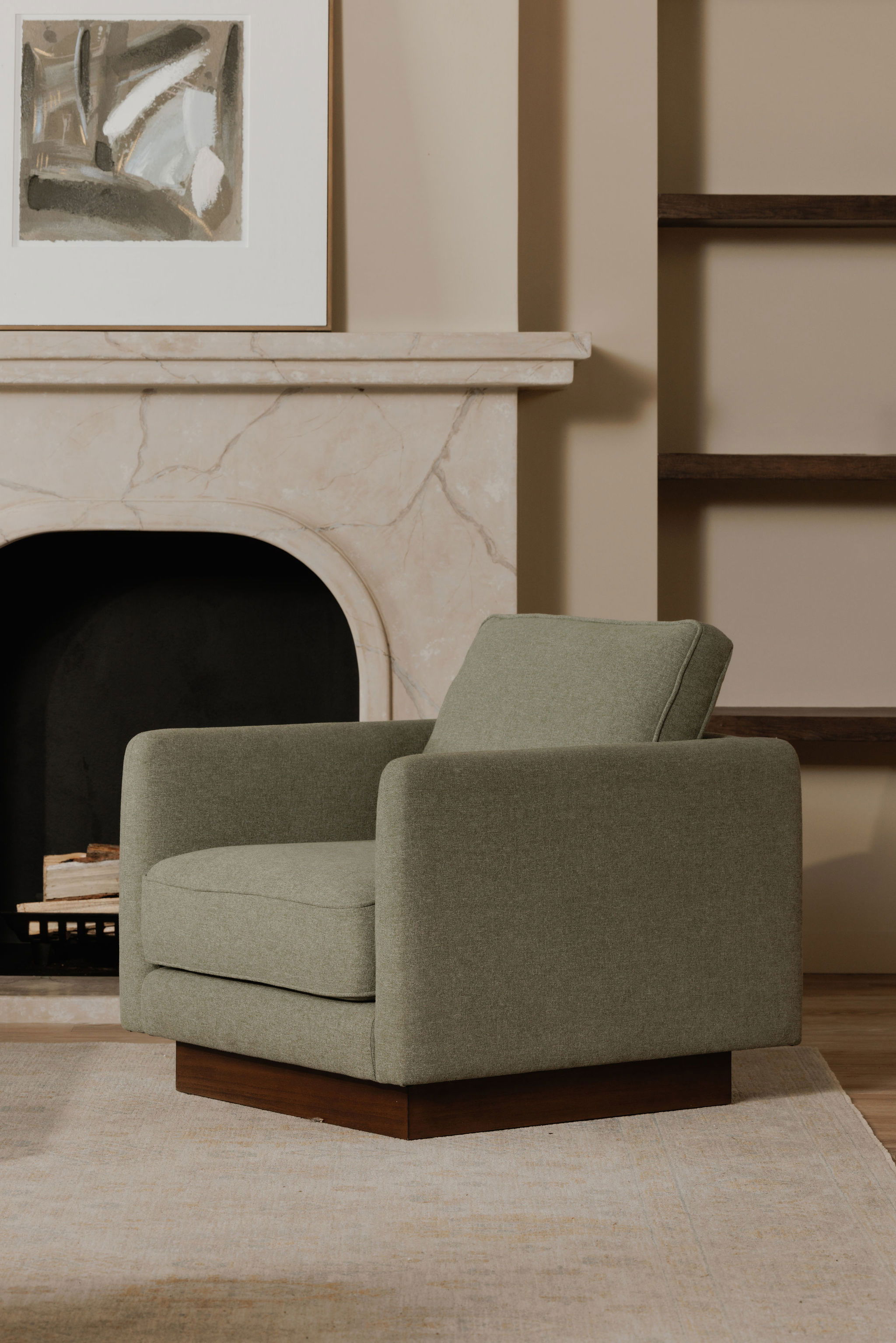 Vernon Accent Chair Sage large image 