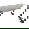 Jedrik Large Outdoor Dining Table Dark Grey, Outdoor Table by Moe's Home, 6'7" width x 2'6" height x 3'3.5" depth thumbnail 3