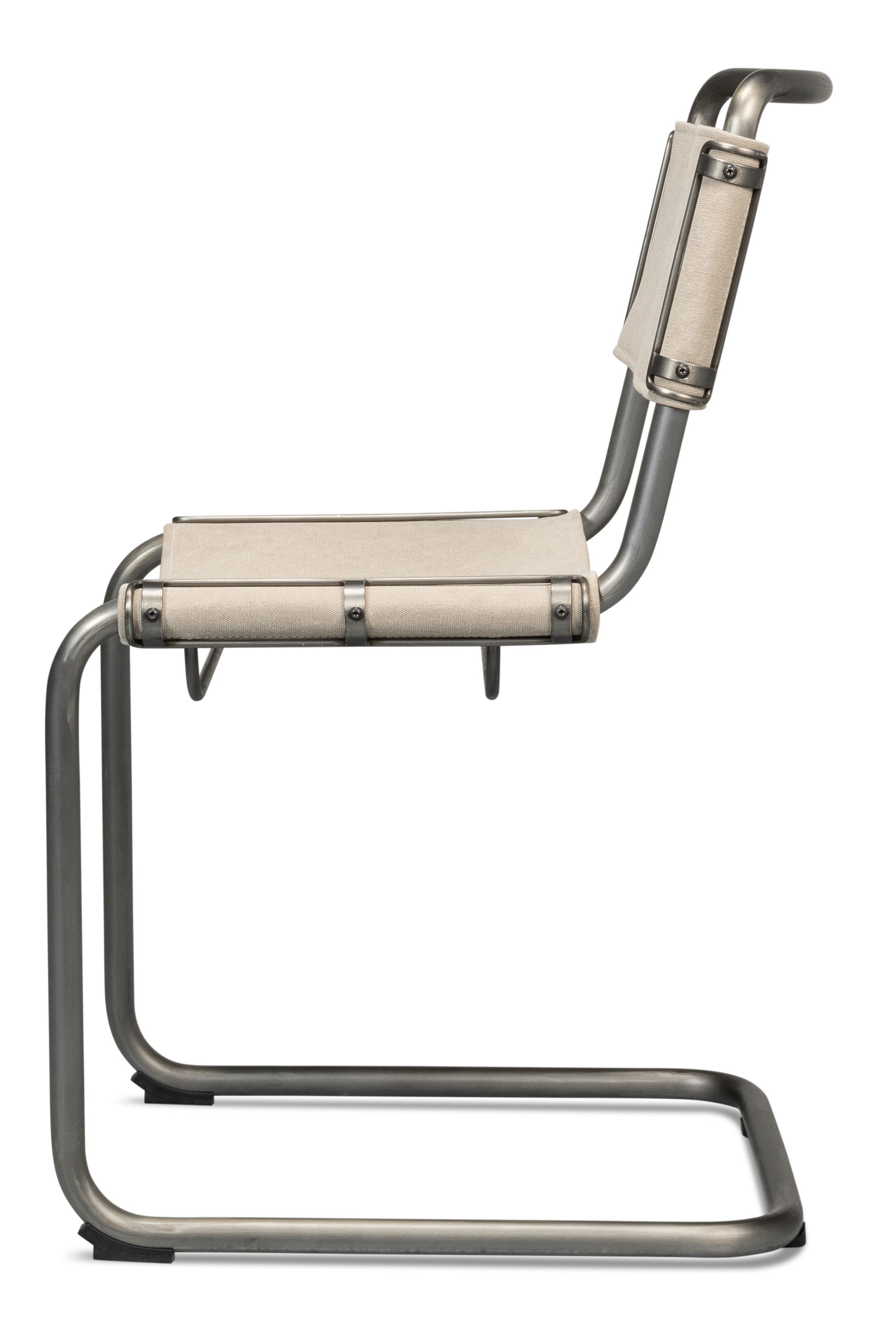 Patton Canvas Field Chair, Dining Chair by Sarreid, 20" length x 24" width x 34" height View 9