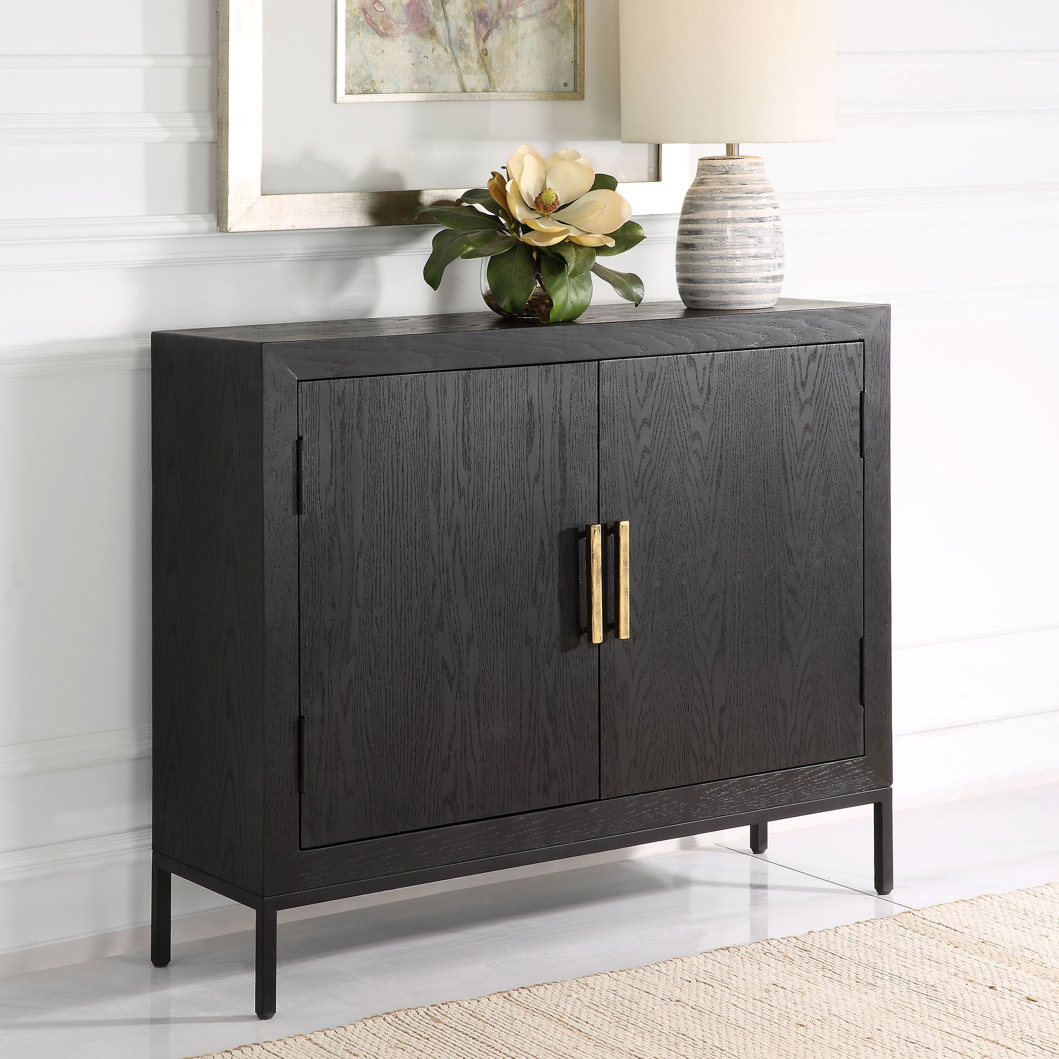 Front Range Dark Oak 2 Door Cabinet large image 