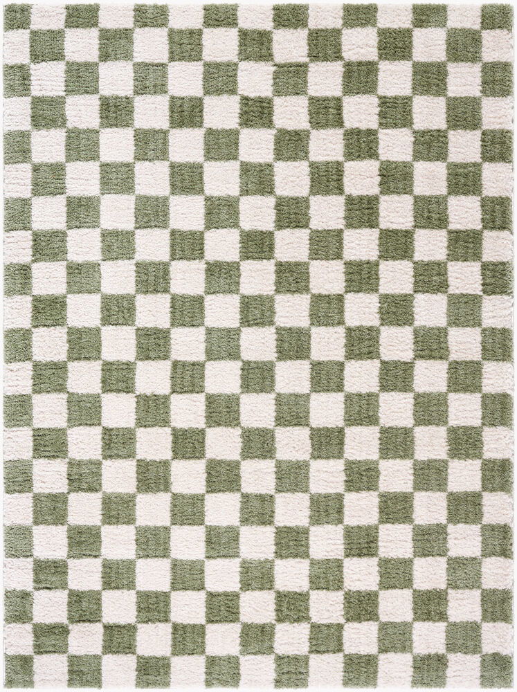 Fossay Shag Machine Woven Rug, by Surya, 9'0.27" length x 6'6.74" width