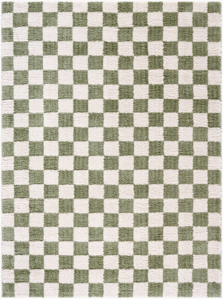 Fossay Shag Machine Woven Rug, by Surya, 9'0.27" length x 6'6.74" width