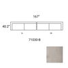 Warner Gray 2 Piece Sofa Set thumbnail 1