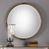Finnick Iron Coil Round Mirror, by Uttermost, 35.62" width x 35.62" height x 2.25" depth thumbnail 4