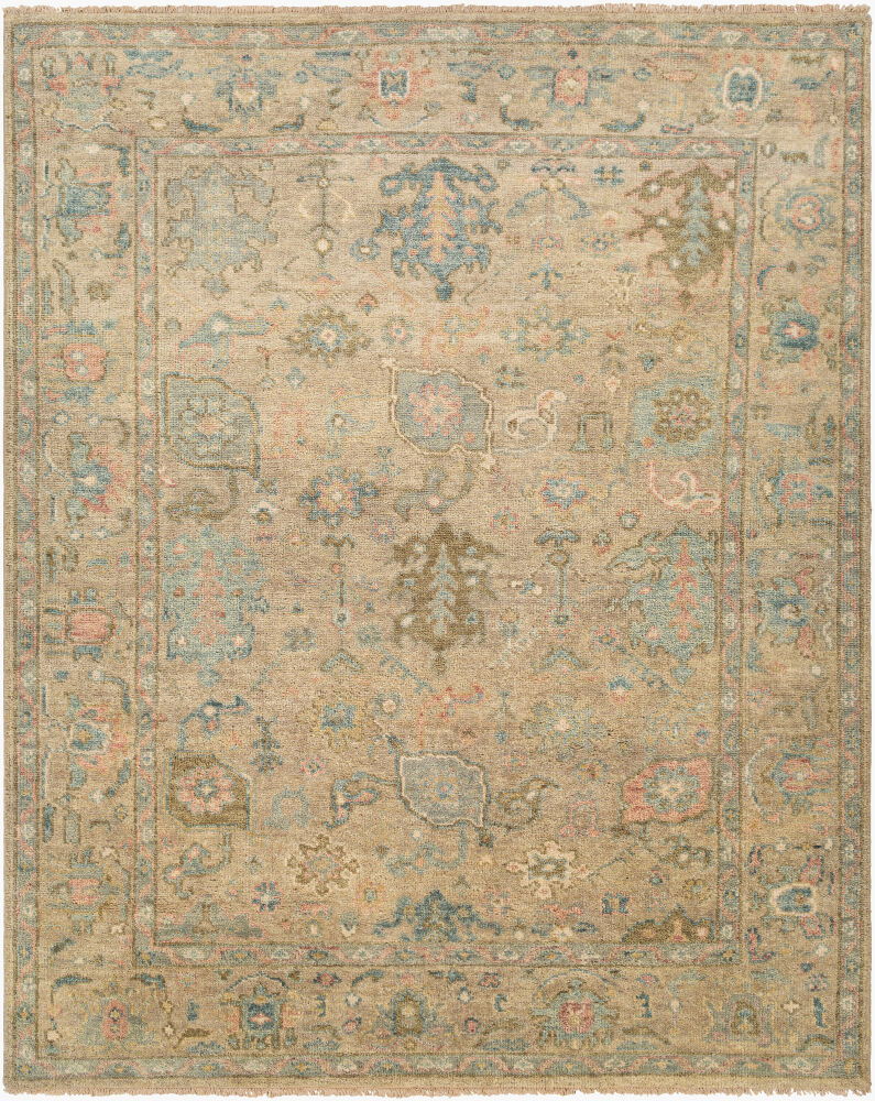 Biscayne Handmade Rug, by Surya, 1'6" length x 1'6" width