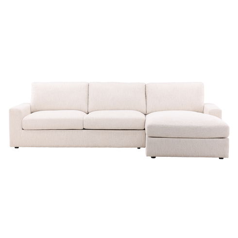 Bryce Chaise Sectional Cream