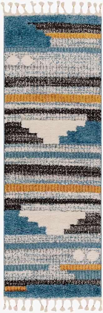 Lofty Machine Woven Rug, by Surya, 7'2.61" length x 2'7.5" width