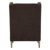 Serpentine Brown Fabric Accent Chair, Furniture by Uttermost, 29.5" width x 40" height x 34.5" depth thumbnail 8