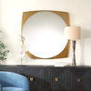 Neilia Round Brass Mirror, by Uttermost, 48" width x 48" height x 2" depth thumbnail 2