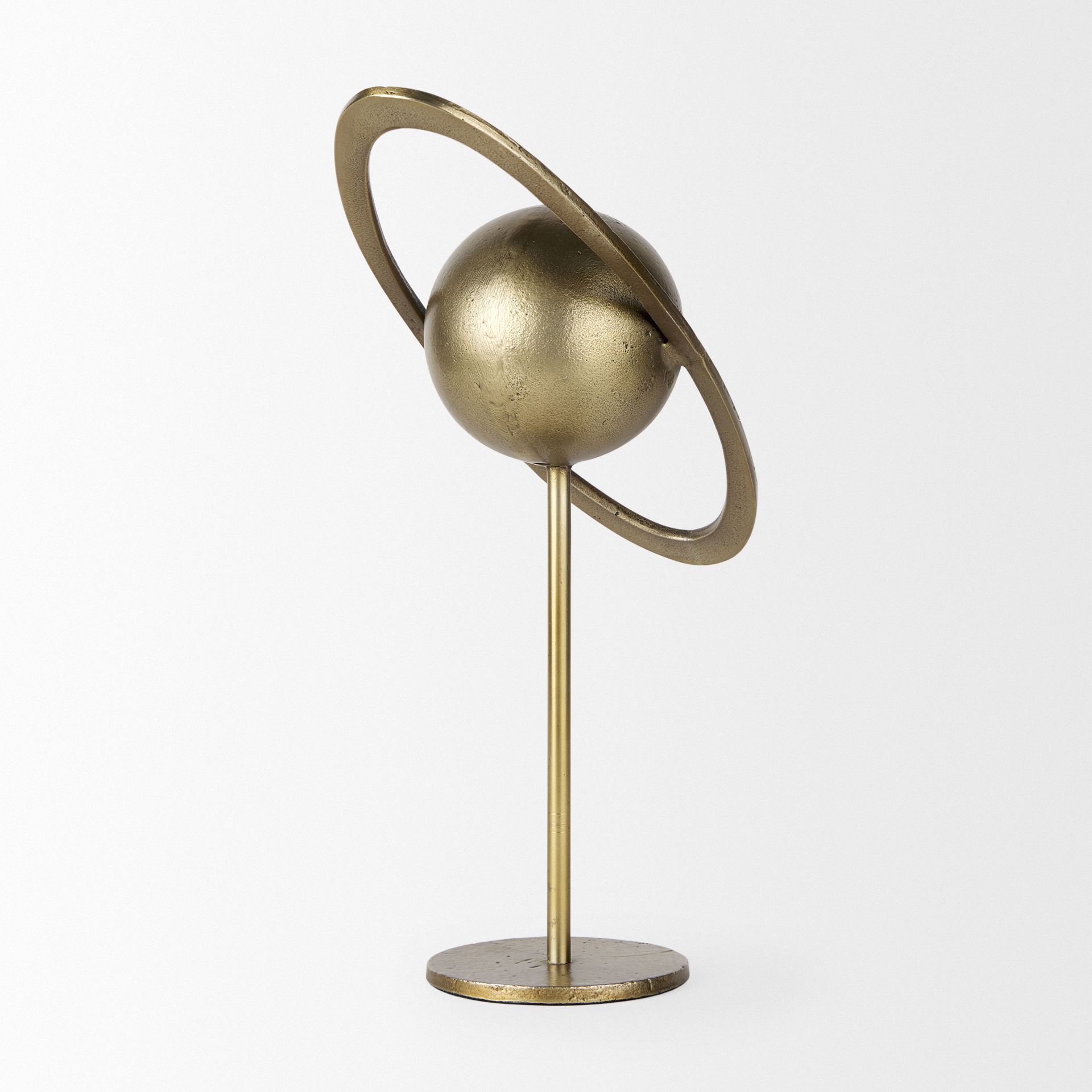 Atlas  Gold Metal Solar System Ornament, Decorative Object by Mercana, 15" length x 7" width x 16" height View 7