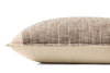 Loloi Brown Pillow, Decorative Pillow, 16" length x 26" width thumbnail 2