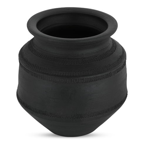 Astra Vessel Black Terracotta