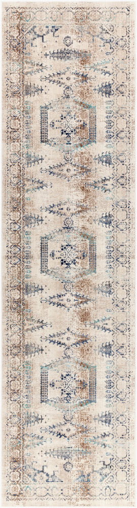 Dublin Machine Woven Rug, by Surya, 10'2.05" length x 2'9.46" width