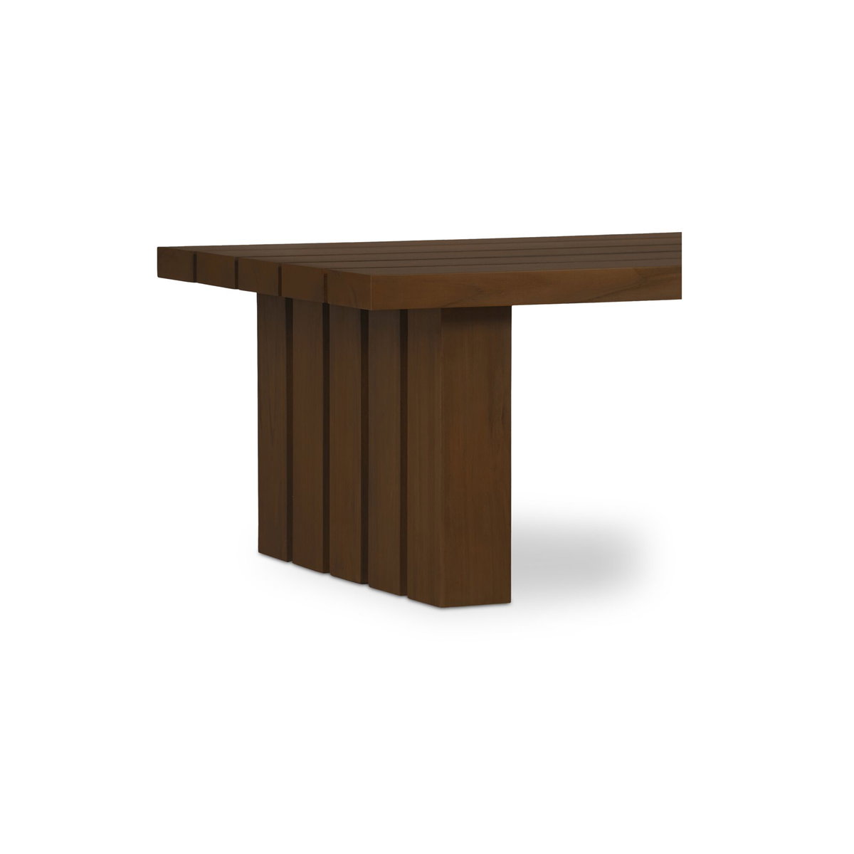 Denby Outdoor Coffee Table Brown, Outdoor Table by Moe's Home, 5'5" width x 1'6" height x 2'11" depth View 4