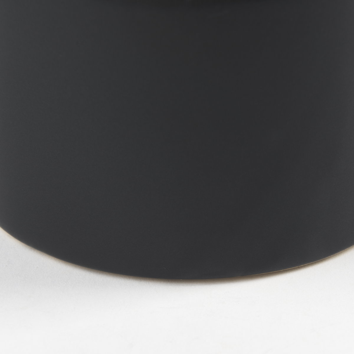 Burton 10.8H Small Matte Black Ceramic Jug Vase, Decorative Jar by Mercana, 4.92" length x 4.92" width x 9.25" height View 12