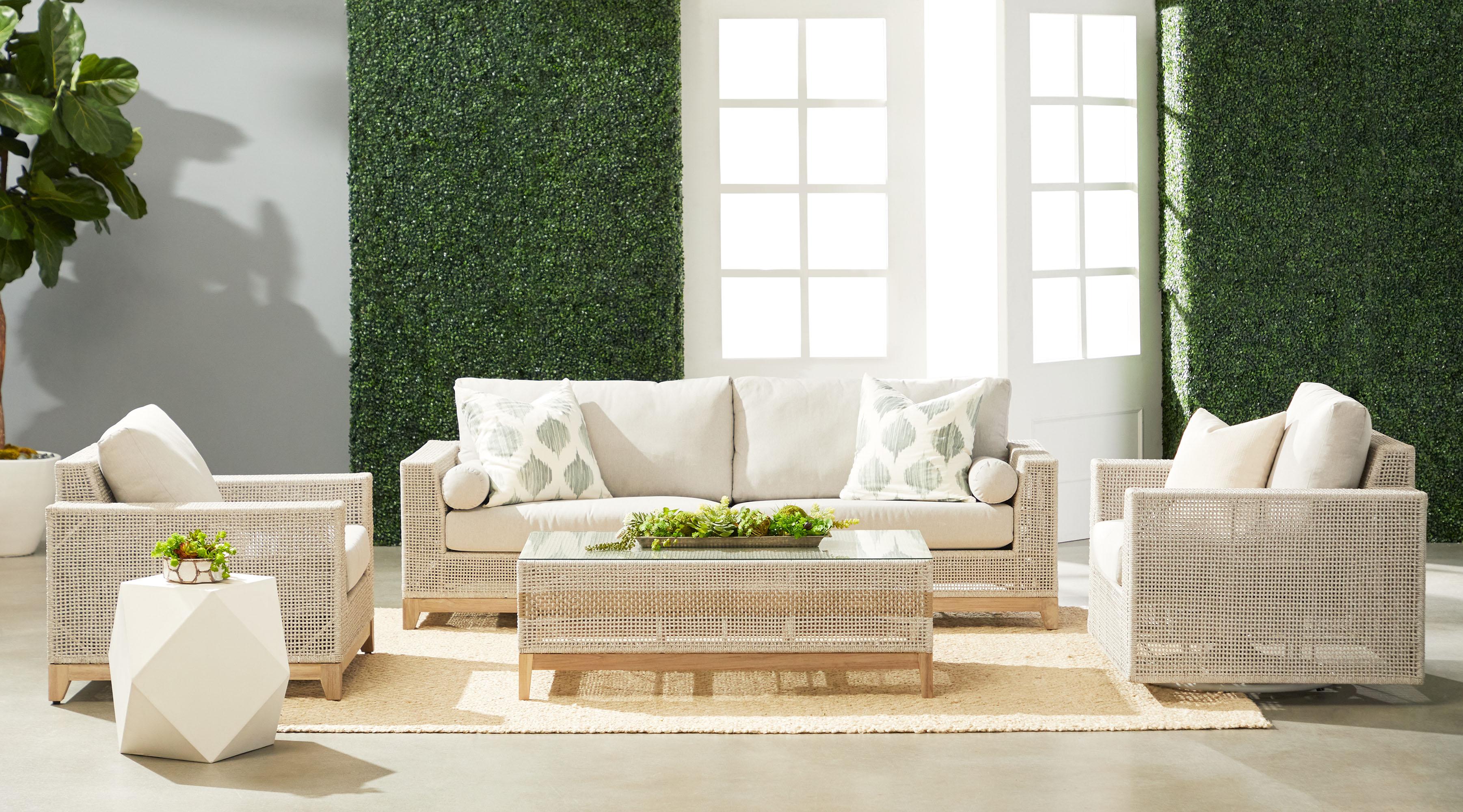 Tropez Outdoor Sofa Chair, Seating by Essentials for Living, 36.5" width x 33" height x 35" depth View 10