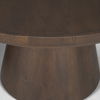 Takoda Dark Brown Wood Tapered Drum Nesting Coffee Tables thumbnail 8