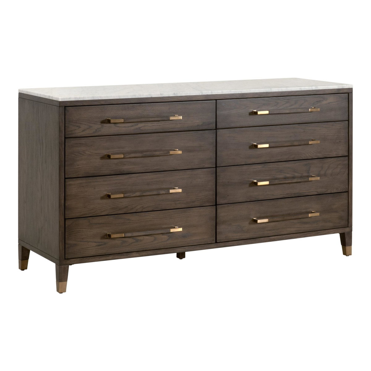 Cambria 8-Drawer Double Dresser, by Essentials for Living, 65" width x 36.25" height x 20" depth View 3