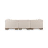 June Lounge Modular Sectional Oatmeal, Sectional Sofa by Moe's Home, 115" width x 30" height x 75" depth thumbnail 6
