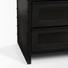 Gehry 72.3' H Dark Brown Metal Brown Wood and Glass Door Display Cabinet, Cabinets & Sideboard by Mercana, 33.25" length x 16.25" width x 72.25" height thumbnail 12