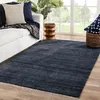 Jaipur Living Origin Hand-Knotted Solid Dark Blue Area Rug (10'X14') thumbnail 2