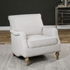 Armstead Antique White Armchair, Furniture by Uttermost, 31.5" width x 33.5" height x 36.25" depth thumbnail 2