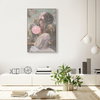 Roses and Rebellion - With Diamond Dust and Glitter (Black Glitter, Diamond Dust), Art by Oliver Gal,  24x36 thumbnail 3
