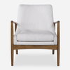 Bev White Accent Chair, Furniture by Uttermost, 27" width x 31.5" height x 31" depth thumbnail 1