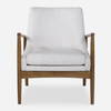 Bev White Accent Chair, by Uttermost, 27" width x 31.5" height x 31" depth thumbnail 1