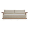 Meredith Outdoor Sofa Beige, Sofas & Sectional by Moe's Home, 90.55" width x 30" height x 38.43" depth thumbnail 1