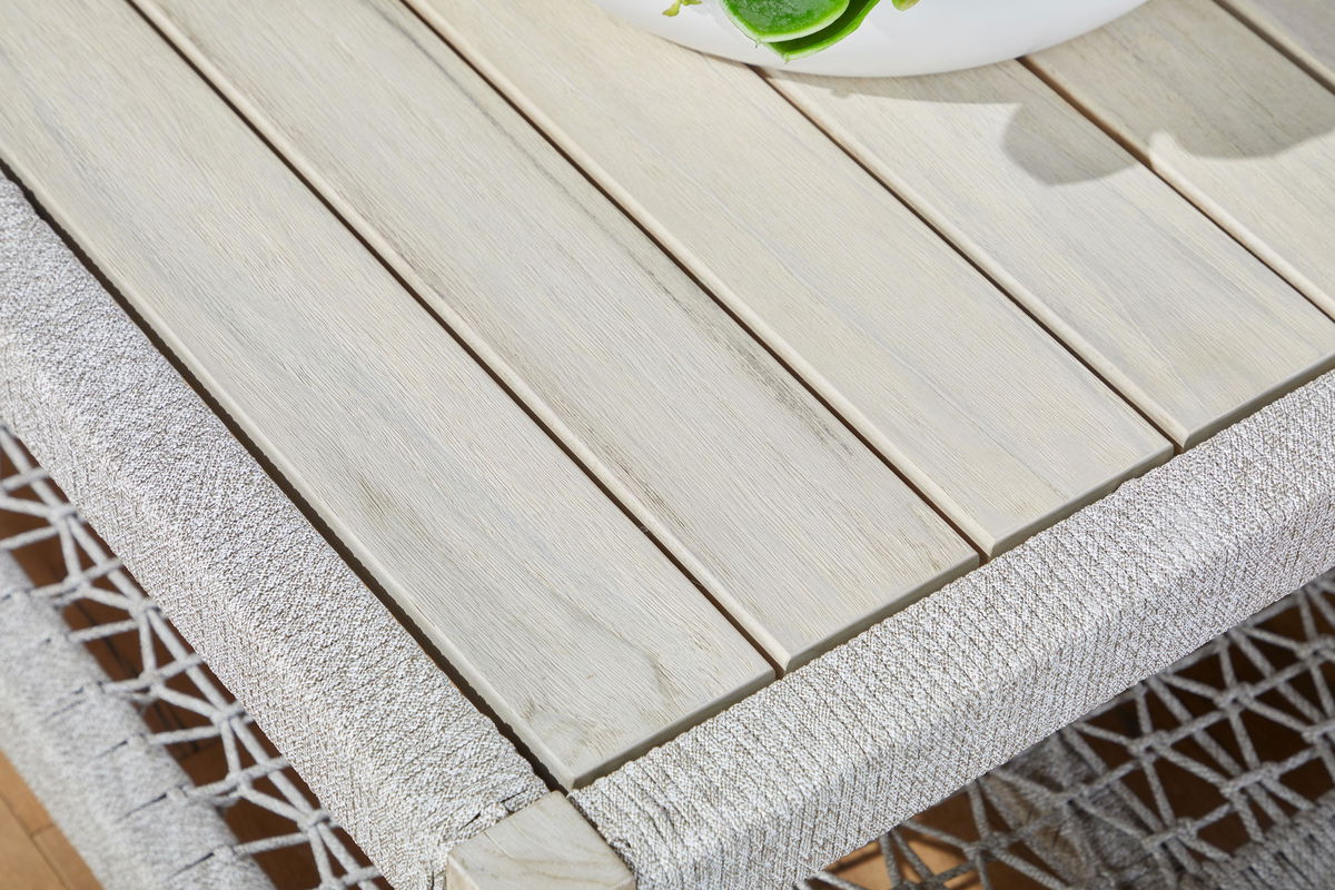 Wrap Outdoor Coffee Table, by Essentials for Living, 56.25" width x 17.75" height x 32.25" depth View 5