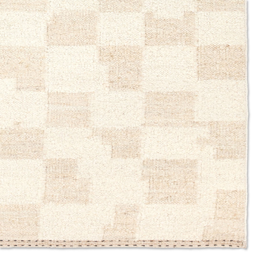 Jaipur Living Hayden LEO13 Handmade Geometric Ivory Area Rug (10'x14') large image 
