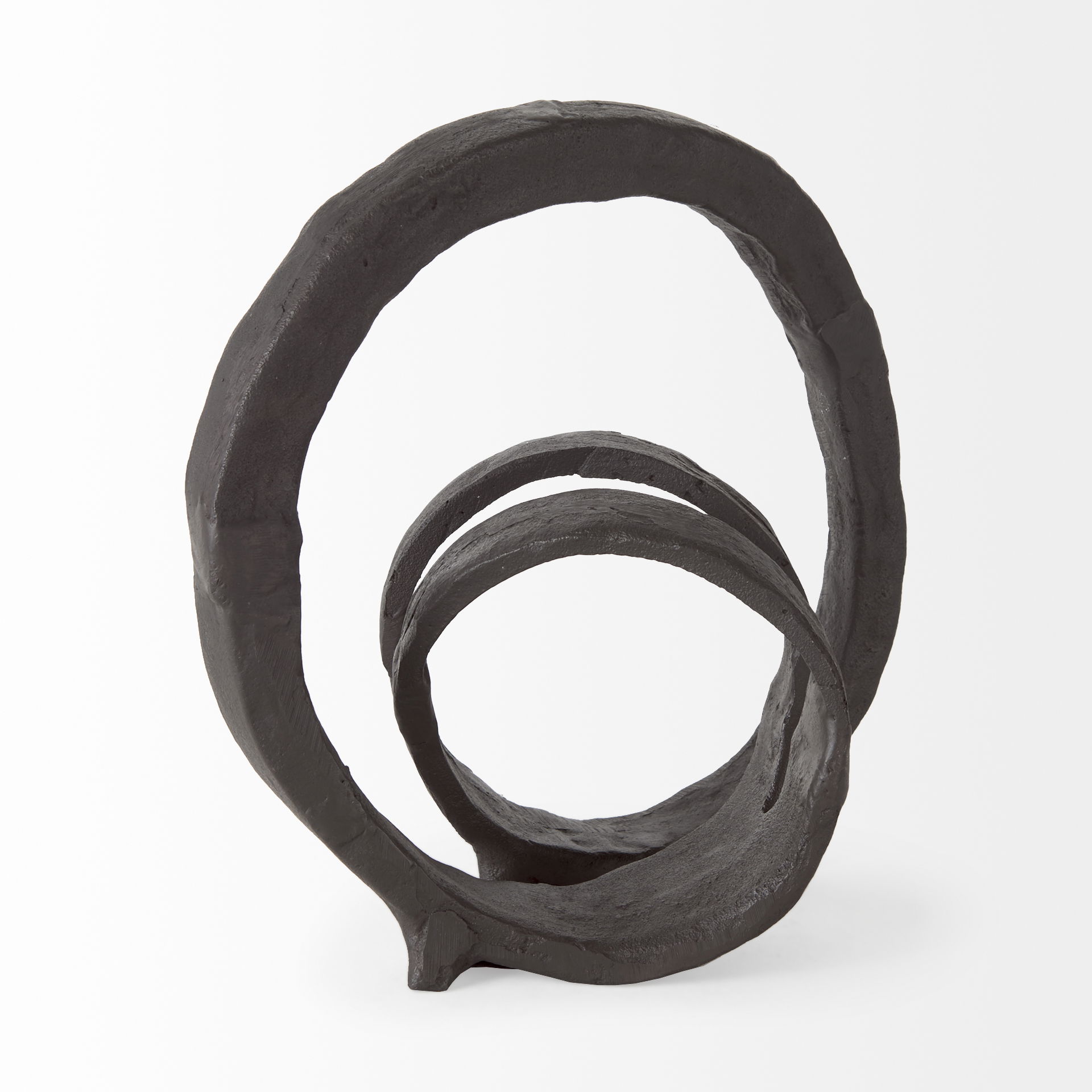 Stanislaw II Black Metal Infinite Ribbon Sculpture large image 