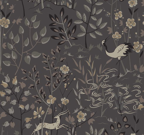 Aspen Grey Wallpaper