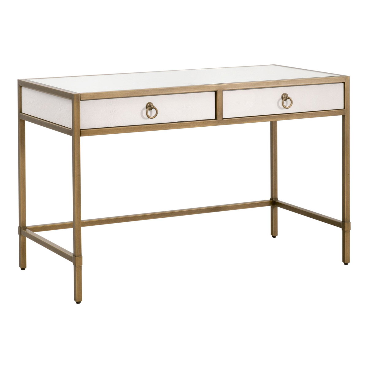 Strand Shagreen Desk, by Essentials for Living, 49" width x 31.5" height x 24" depth View 3
