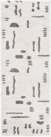 Fossay Shag Machine Woven Rug, by Surya, 7'2.61" length x 2'7.5" width thumbnail