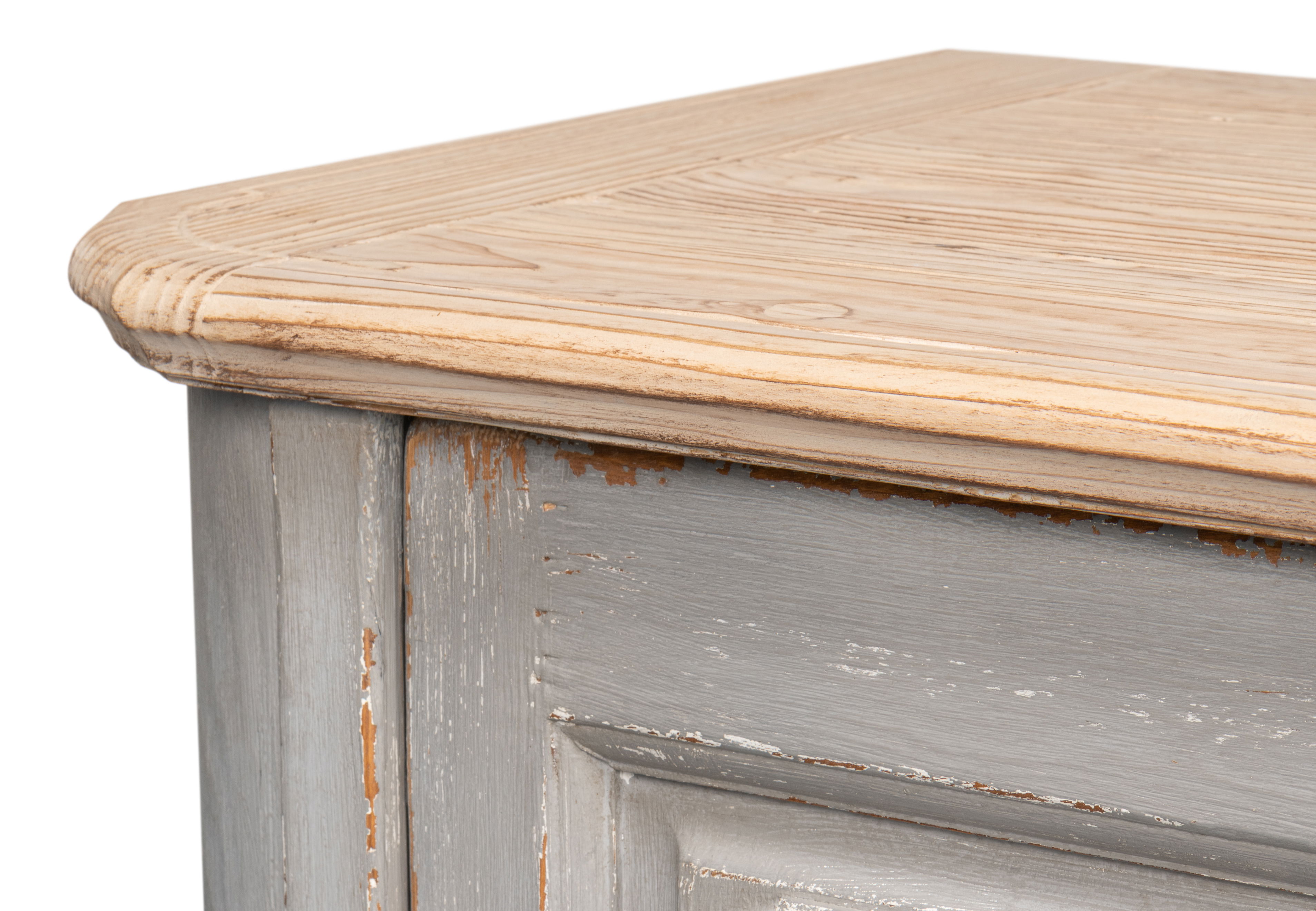 Karlsson Antique Swedish Grey Sideboard large image 