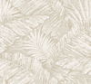 Palm Cove Toile White & Taupe Wallpaper, by York Wall, 27' length x 2'3" width x 0.02" depth thumbnail 1
