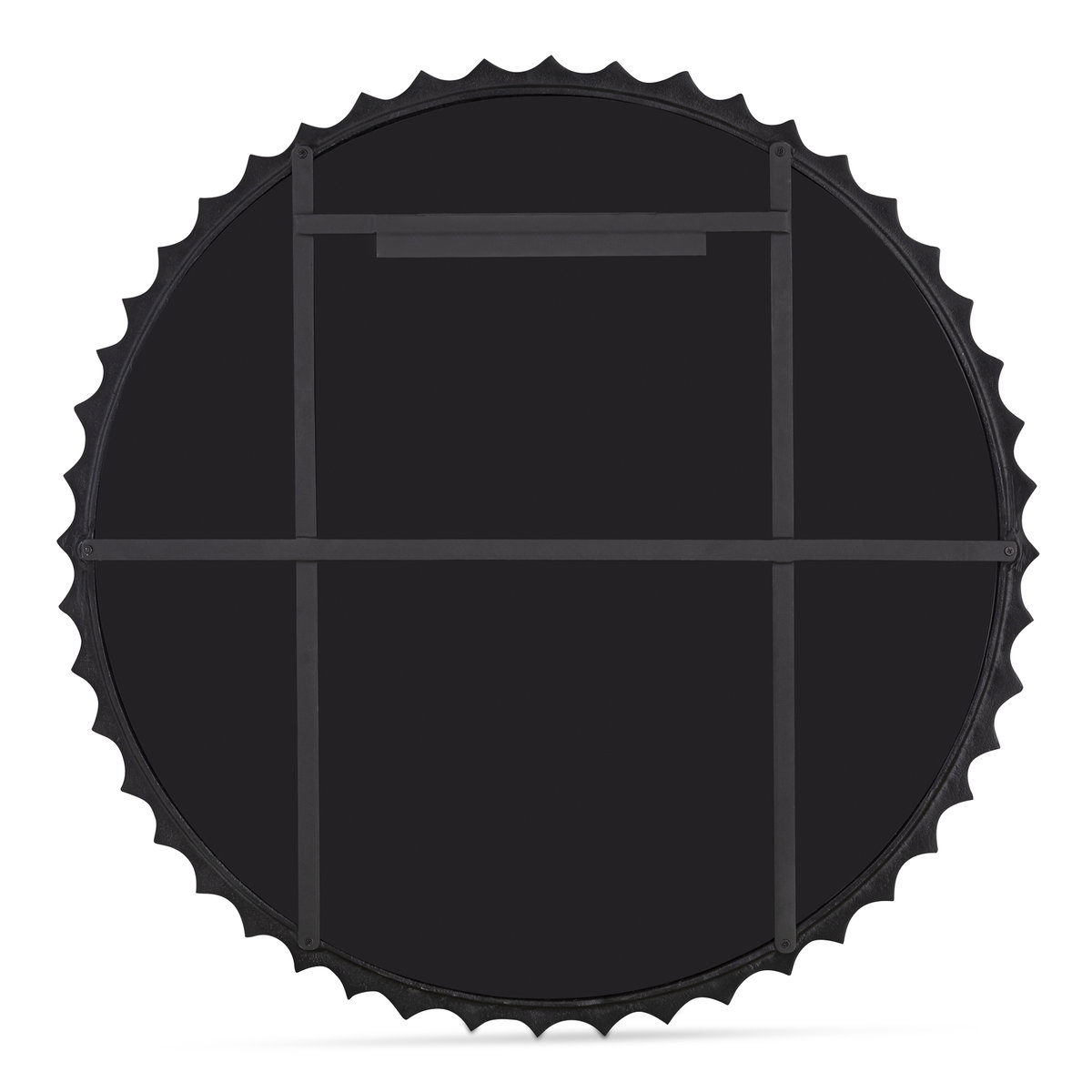Whitby Mirror Black, by Moe's Home, 36" width x 36" height x 1" depth View 4