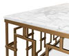 Brass Gate Cocktail Table W/ Wht Marble thumbnail 8